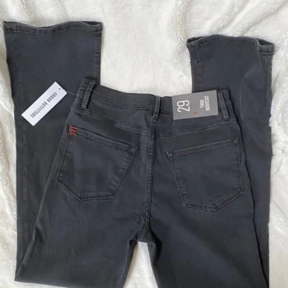 BDG UO Twig Bootcut Black Jeans